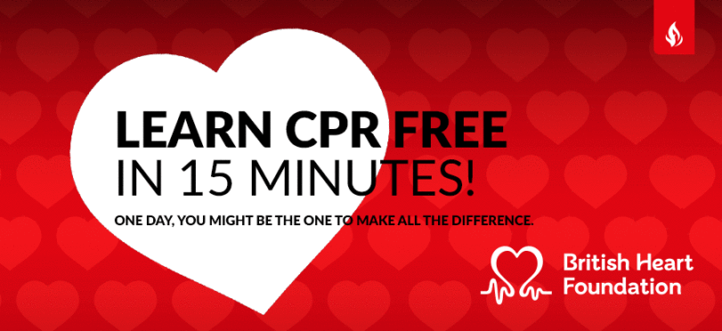 Learn CPR for free with The British Heart Foundation